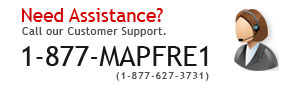 Contact Customer Support - 1-877-MAPFRE1
