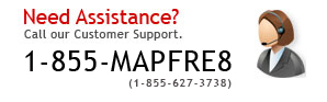 Contact Customer Support - 1-855-MAPFRE8